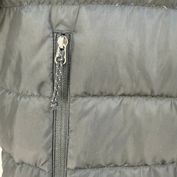 Eddie Bauer Puffer Down Coat Men's L Black Jacket Hooded Outdoor Gear Hiking - Picture 4 of 12